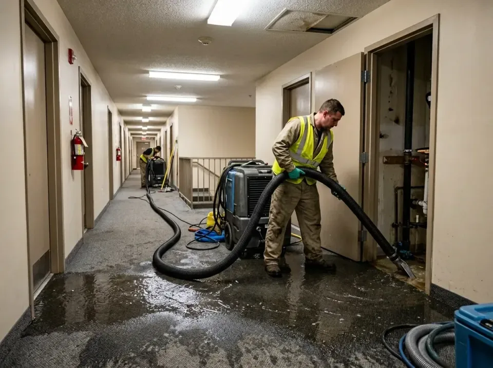 multi-unit-apartment-hallway-f-005 — frequently asked questions, Emergency Burst Pipe Water Extraction & Removal in Bethel P…
